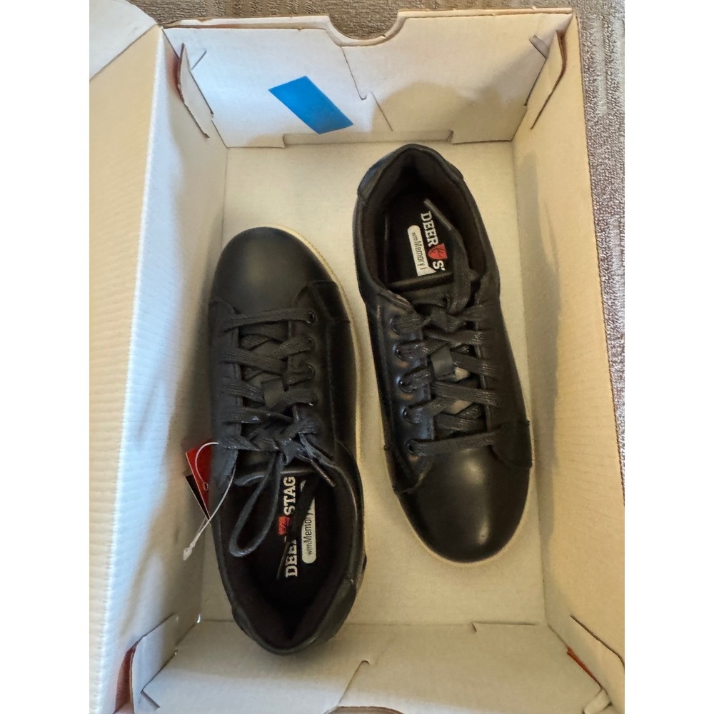 Deer Stags Kane Kids Black White Sneakers youth Size 13M NEW NWT Dress shoes